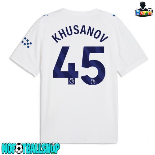 Manchester City Abdukodir Khusanov #45 Tredjedrakt 2026-27 Kortermet Manchester City Abdukodir Khusanov #45 Tredjedrakt 2026-27 Kortermet