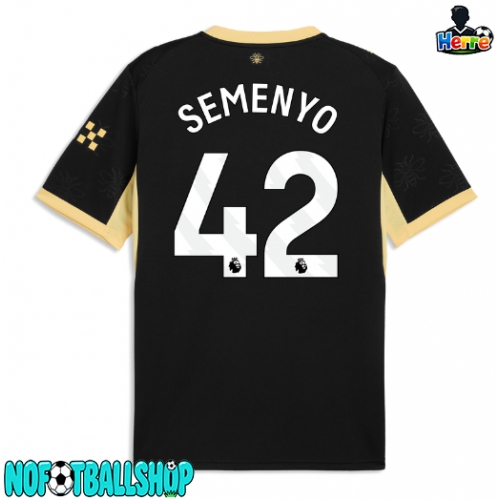 Manchester City Antoine Semenyo #42 Borte Drakt 2026-27 Kortermet Manchester City Antoine Semenyo #42 Borte Drakt 2026-27 Kortermet