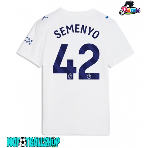 Manchester City Antoine Semenyo #42 Tredjedrakt Dame 2026-27 Kortermet Manchester City Antoine Semenyo #42 Tredjedrakt Dame 2026-27 Kortermet
