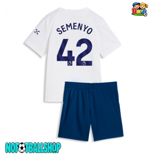 Manchester City Antoine Semenyo #42 Tredjedraktsett Barn 2026-27 Kortermet (+ Korte bukser) Manchester City Antoine Semenyo #42 Tredjedraktsett Barn 2026-27 Kortermet (+ Korte bukser)