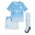 Manchester City Ayyoub Bouaddi #32 Hjemmedraktsett Barn 2026-27 Kortermet (+ Korte bukser) Manchester City Ayyoub Bouaddi #32 Hjemmedraktsett Barn 2026-27 Kortermet (+ Korte bukser)