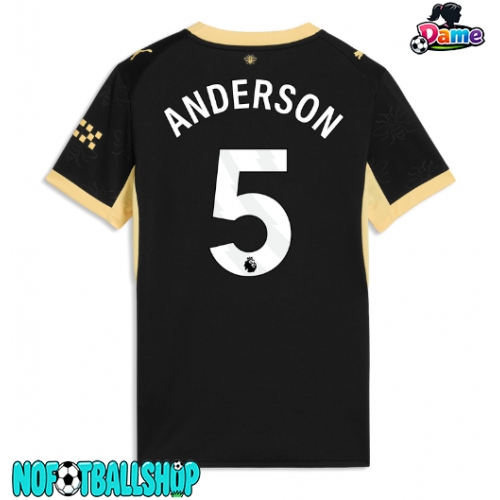 Manchester City Elliot Anderson #5 Borte Drakt Dame 2026-27 Kortermet Manchester City Elliot Anderson #5 Borte Drakt Dame 2026-27 Kortermet