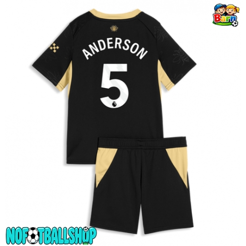 Manchester City Elliot Anderson #5 Bortedraktsett Barn 2026-27 Kortermet (+ Korte bukser) Manchester City Elliot Anderson #5 Bortedraktsett Barn 2026-27 Kortermet (+ Korte bukser)