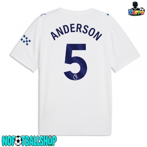 Manchester City Elliot Anderson #5 Tredjedrakt 2026-27 Kortermet Manchester City Elliot Anderson #5 Tredjedrakt 2026-27 Kortermet