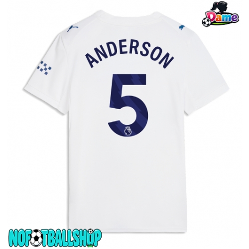 Manchester City Elliot Anderson #5 Tredjedrakt Dame 2026-27 Kortermet Manchester City Elliot Anderson #5 Tredjedrakt Dame 2026-27 Kortermet