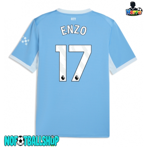 Manchester City Enzo Fernandez #17 Hjemmedrakt 2026-27 Kortermet Manchester City Enzo Fernandez #17 Hjemmedrakt 2026-27 Kortermet
