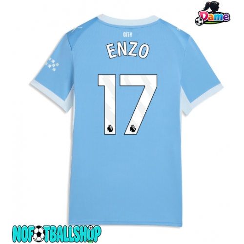 Manchester City Enzo Fernandez #17 Hjemmedrakt Dame 2026-27 Kortermet Manchester City Enzo Fernandez #17 Hjemmedrakt Dame 2026-27 Kortermet
