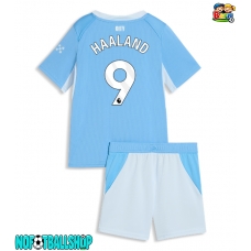 Manchester City Erling Haaland #9 Hjemmedraktsett Barn 2026-27 Kortermet (+ Korte bukser)