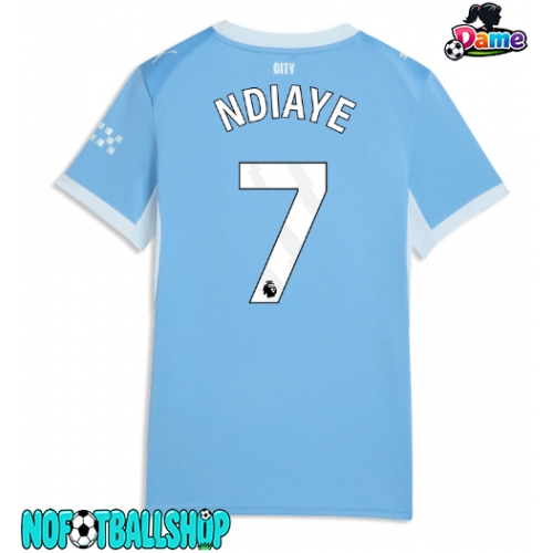 Manchester City Iliman Ndiaye #7 Hjemmedrakt Dame 2026-27 Kortermet Manchester City Iliman Ndiaye #7 Hjemmedrakt Dame 2026-27 Kortermet