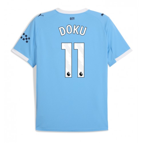 Manchester City Jeremy Doku #11 Hjemmedrakt 2025-26 Kortermet Manchester City Jeremy Doku #11 Hjemmedrakt 2025-26 Kortermet