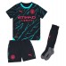 Manchester City Jeremy Doku #11 Tredjedraktsett Barn 2023-24 Kortermet (+ Korte bukser)