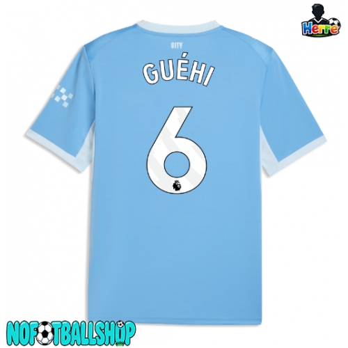 Manchester City Marc Guehi #6 Hjemmedrakt 2026-27 Kortermet Manchester City Marc Guehi #6 Hjemmedrakt 2026-27 Kortermet