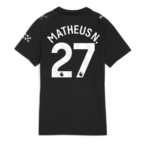 Manchester City Matheus Nunes #27 Borte Drakt Dame 2025-26 Kortermet Manchester City Matheus Nunes #27 Borte Drakt Dame 2025-26 Kortermet