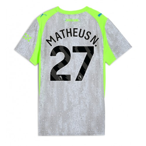 Manchester City Matheus Nunes #27 Tredjedrakt Dame 2025-26 Kortermet Manchester City Matheus Nunes #27 Tredjedrakt Dame 2025-26 Kortermet
