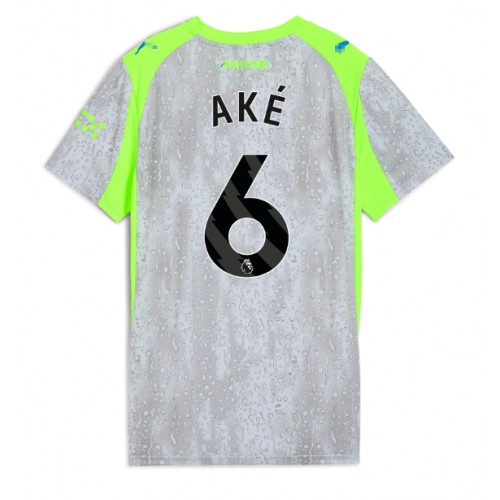 Manchester City Nathan Ake #6 Tredjedrakt Dame 2025-26 Kortermet Manchester City Nathan Ake #6 Tredjedrakt Dame 2025-26 Kortermet