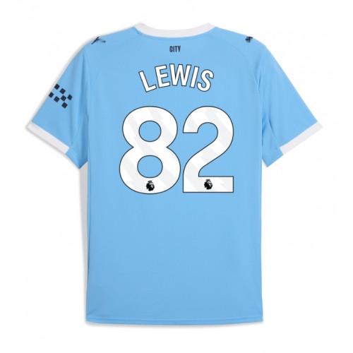 Manchester City Rico Lewis #82 Hjemmedrakt 2025-26 Kortermet Manchester City Rico Lewis #82 Hjemmedrakt 2025-26 Kortermet