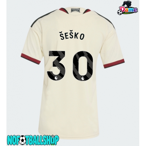 Manchester United Benjamin Sesko #30 Tredjedrakt Dame 2026-27 Kortermet Manchester United Benjamin Sesko #30 Tredjedrakt Dame 2026-27 Kortermet