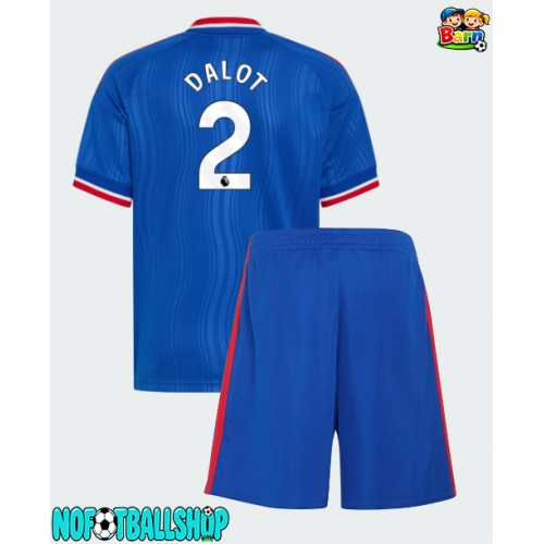 Manchester United Diogo Dalot #2 Bortedraktsett Barn 2026-27 Kortermet (+ Korte bukser) Manchester United Diogo Dalot #2 Bortedraktsett Barn 2026-27 Kortermet (+ Korte bukser)