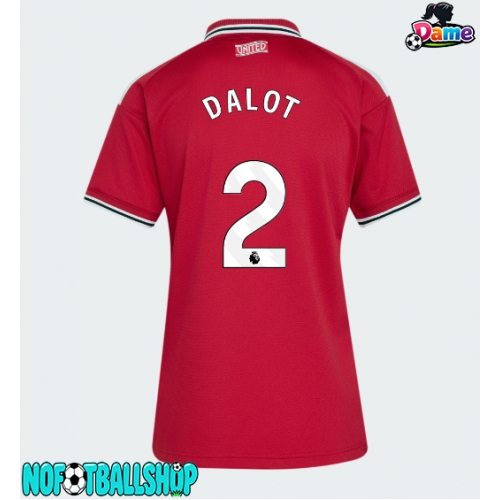 Manchester United Diogo Dalot #2 Hjemmedrakt Dame 2026-27 Kortermet Manchester United Diogo Dalot #2 Hjemmedrakt Dame 2026-27 Kortermet