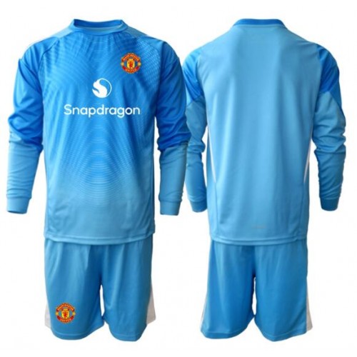 Manchester United Keeper Hjemmedraktsett Barn 2025-26 Langermet (+ Korte bukser) Manchester United Keeper Hjemmedraktsett Barn 2025-26 Langermet (+ Korte bukser)