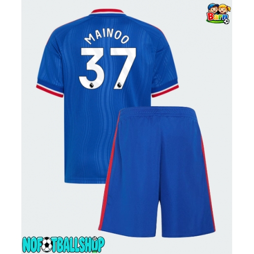 Manchester United Kobbie Mainoo #37 Bortedraktsett Barn 2026-27 Kortermet (+ Korte bukser) Manchester United Kobbie Mainoo #37 Bortedraktsett Barn 2026-27 Kortermet (+ Korte bukser)