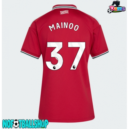 Manchester United Kobbie Mainoo #37 Hjemmedrakt Dame 2026-27 Kortermet Manchester United Kobbie Mainoo #37 Hjemmedrakt Dame 2026-27 Kortermet