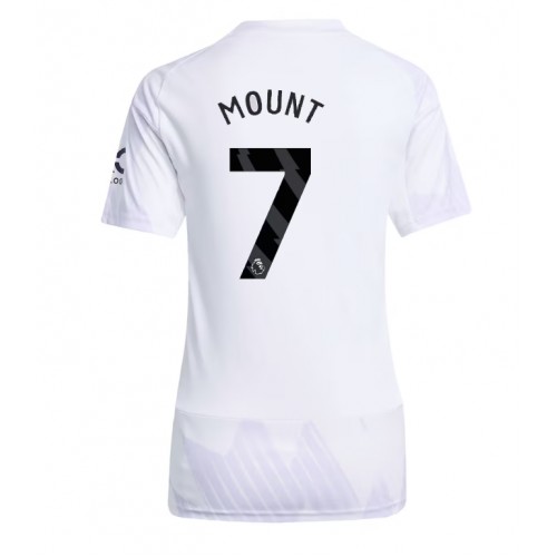 Manchester United Mason Mount #7 Borte Drakt Dame 2025-26 Kortermet Manchester United Mason Mount #7 Borte Drakt Dame 2025-26 Kortermet