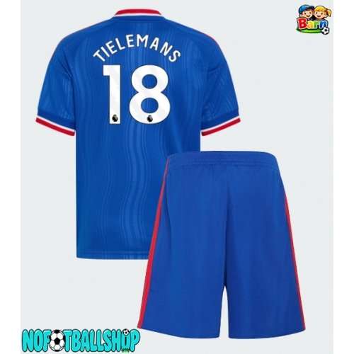 Manchester United Youri Tielemans #18 Bortedraktsett Barn 2026-27 Kortermet (+ Korte bukser) Manchester United Youri Tielemans #18 Bortedraktsett Barn 2026-27 Kortermet (+ Korte bukser)