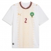 Marokko Achraf Hakimi #2 Borte Drakt VM 2026 Kortermet