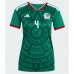 Mexico Edson Alvarez #4 Hjemmedrakt Dame VM 2026 Kortermet