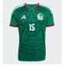 Mexico Israel Reyes #15 Hjemmedrakt VM 2026 Kortermet Mexico Israel Reyes #15 Hjemmedrakt VM 2026 Kortermet