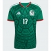 Mexico Orbelin Pineda #17 Hjemmedrakt VM 2026 Kortermet