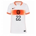 Nederland Denzel Dumfries #22 Borte Drakt Dame VM 2026 Kortermet Nederland Denzel Dumfries #22 Borte Drakt Dame VM 2026 Kortermet