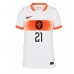 Nederland Frenkie de Jong #21 Borte Drakt Dame VM 2026 Kortermet Nederland Frenkie de Jong #21 Borte Drakt Dame VM 2026 Kortermet