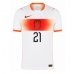Nederland Frenkie de Jong #21 Borte Drakt VM 2026 Kortermet