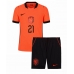 Nederland Frenkie de Jong #21 Hjemmedraktsett Barn VM 2026 Kortermet (+ Korte bukser) Nederland Frenkie de Jong #21 Hjemmedraktsett Barn VM 2026 Kortermet (+ Korte bukser)