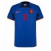 Nederland Steven Berghuis #11 Borte Drakt VM 2022 Kortermet