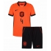 Nederland Virgil van Dijk #4 Hjemmedraktsett Barn VM 2026 Kortermet (+ Korte bukser) Nederland Virgil van Dijk #4 Hjemmedraktsett Barn VM 2026 Kortermet (+ Korte bukser)