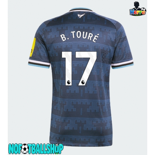Newcastle United Bazoumana Toure #17 Borte Drakt 2026-27 Kortermet Newcastle United Bazoumana Toure #17 Borte Drakt 2026-27 Kortermet