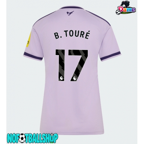 Newcastle United Bazoumana Toure #17 Tredjedrakt Dame 2026-27 Kortermet Newcastle United Bazoumana Toure #17 Tredjedrakt Dame 2026-27 Kortermet