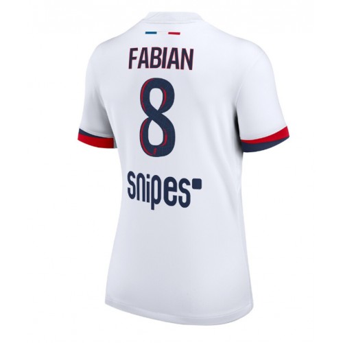 Paris Saint-Germain Fabian Ruiz #8 Borte Drakt Dame 2025-26 Kortermet Paris Saint-Germain Fabian Ruiz #8 Borte Drakt Dame 2025-26 Kortermet