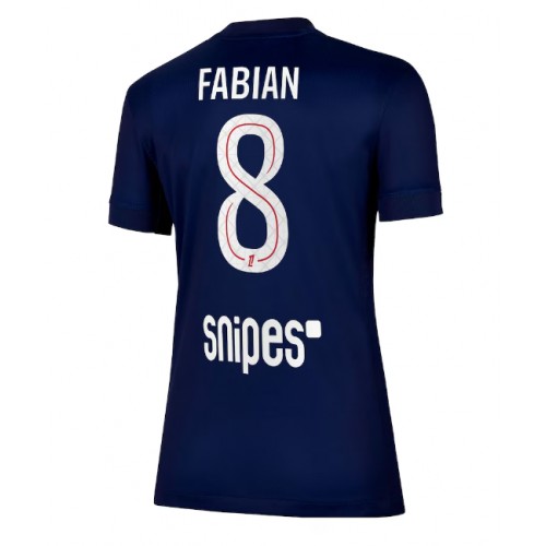 Paris Saint-Germain Fabian Ruiz #8 Hjemmedrakt Dame 2025-26 Kortermet Paris Saint-Germain Fabian Ruiz #8 Hjemmedrakt Dame 2025-26 Kortermet