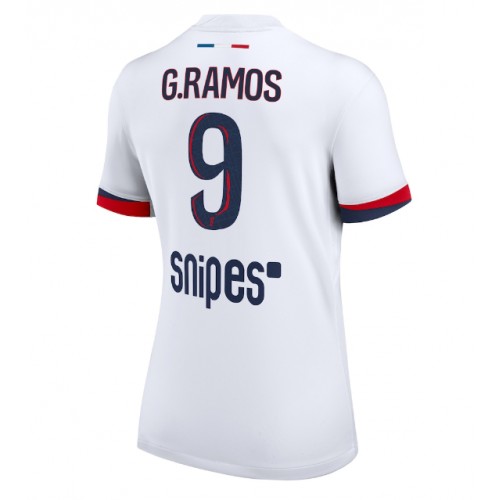 Paris Saint-Germain Goncalo Ramos #9 Borte Drakt Dame 2025-26 Kortermet Paris Saint-Germain Goncalo Ramos #9 Borte Drakt Dame 2025-26 Kortermet