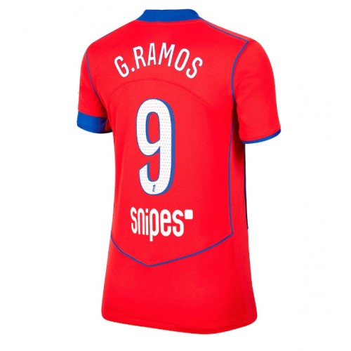 Paris Saint-Germain Goncalo Ramos #9 Tredjedrakt Dame 2025-26 Kortermet Paris Saint-Germain Goncalo Ramos #9 Tredjedrakt Dame 2025-26 Kortermet
