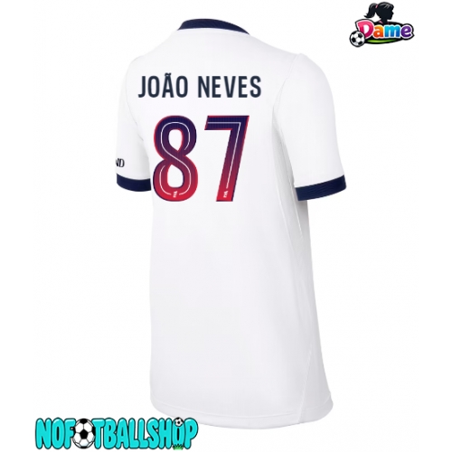 Paris Saint-Germain Joao Neves #87 Borte Drakt Dame 2026-27 Kortermet Paris Saint-Germain Joao Neves #87 Borte Drakt Dame 2026-27 Kortermet