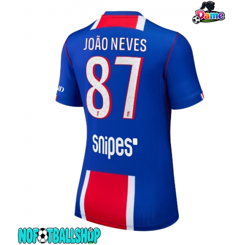 Paris Saint-Germain Joao Neves #87 Hjemmedrakt Dame 2026-27 Kortermet Paris Saint-Germain Joao Neves #87 Hjemmedrakt Dame 2026-27 Kortermet