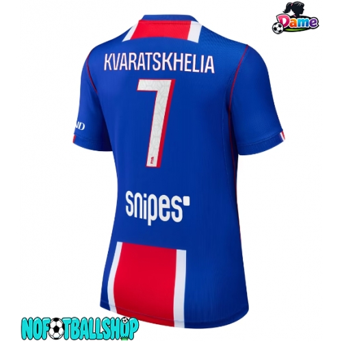 Paris Saint-Germain Khvicha Kvaratskhelia #7 Hjemmedrakt Dame 2026-27 Kortermet Paris Saint-Germain Khvicha Kvaratskhelia #7 Hjemmedrakt Dame 2026-27 Kortermet