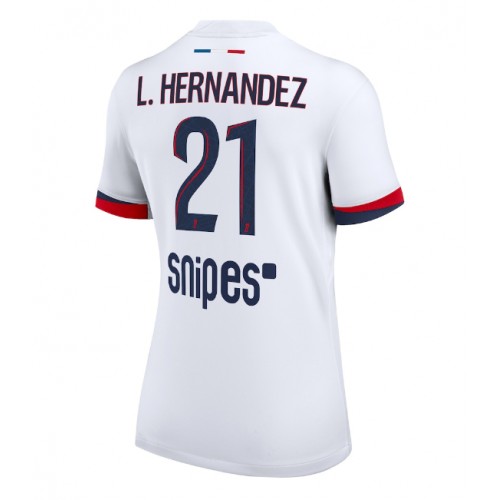 Paris Saint-Germain Lucas Hernandez #21 Borte Drakt Dame 2025-26 Kortermet Paris Saint-Germain Lucas Hernandez #21 Borte Drakt Dame 2025-26 Kortermet