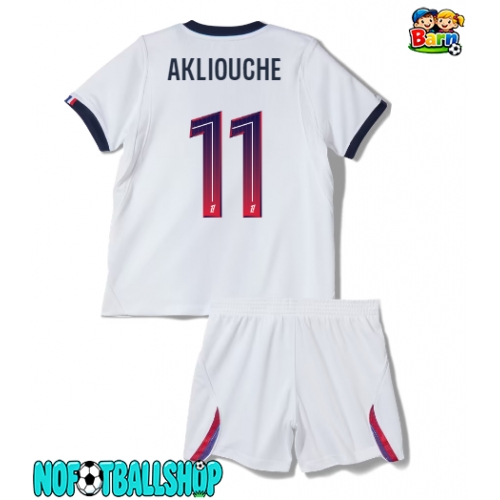 Paris Saint-Germain Maghnes Akliouche #11 Bortedraktsett Barn 2026-27 Kortermet (+ Korte bukser) Paris Saint-Germain Maghnes Akliouche #11 Bortedraktsett Barn 2026-27 Kortermet (+ Korte bukser)
