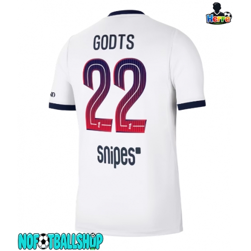 Paris Saint-Germain Mika Godts #22 Borte Drakt 2026-27 Kortermet Paris Saint-Germain Mika Godts #22 Borte Drakt 2026-27 Kortermet